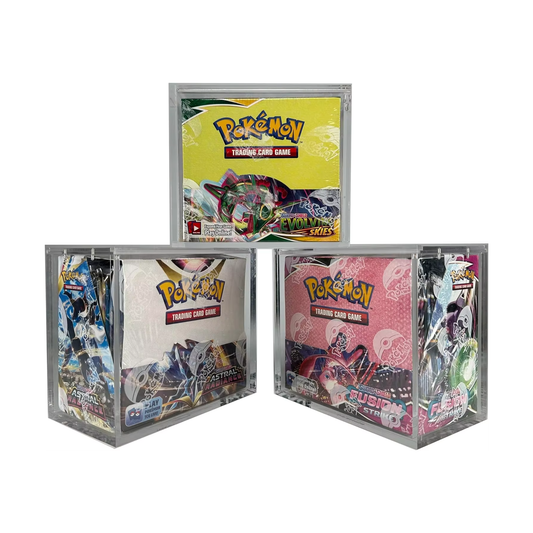 Acrylic Booster Box Magnet Lid Case
