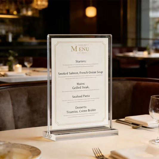 Table Cards in Business: Applications & How to Order Custom Displays