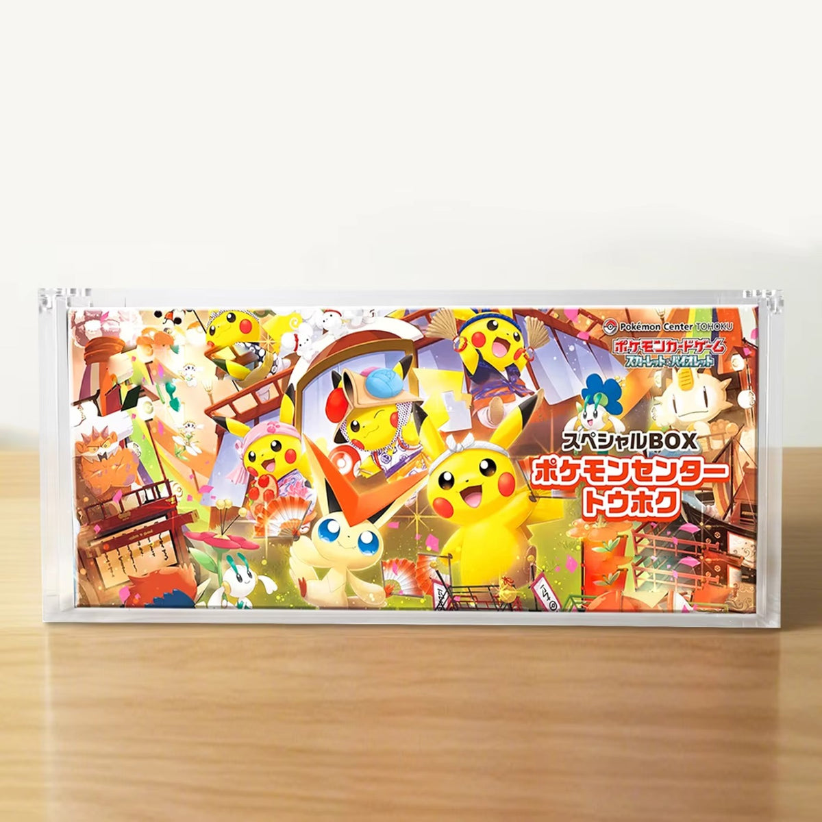 Pokemen Tohoku Fukuoka Hiroshima Magnetic Acrylic Display Box Gift Case