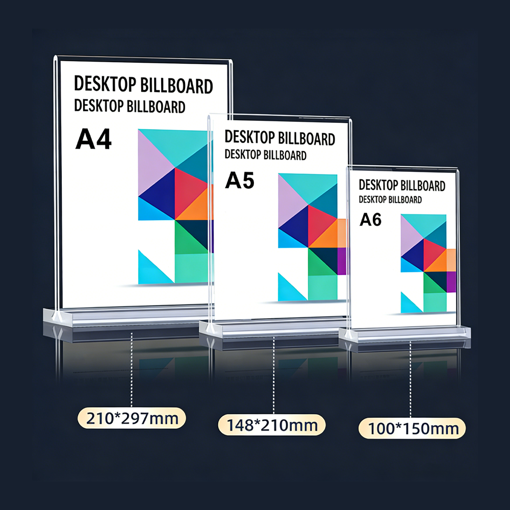 A4/A5/A6 Restaurant Bar Office Desktop Acrylic Sign Holder