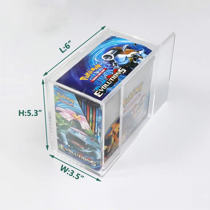 Acrylic Booster Box Magnet Lid Case