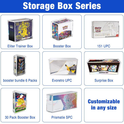 Pokemen Tohoku Fukuoka Hiroshima Magnetic Acrylic Display Box Gift Case