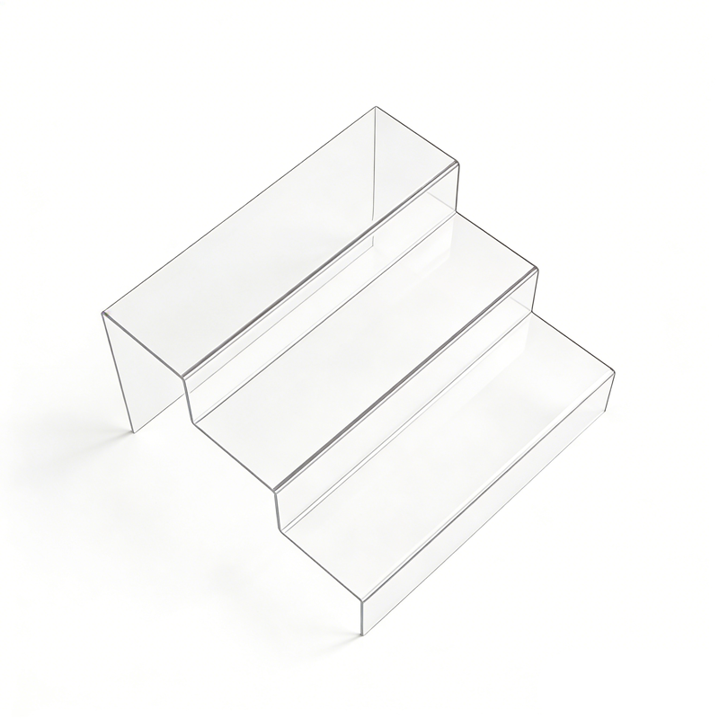 4-Tier Clear Acrylic Display Stand for Collectibles