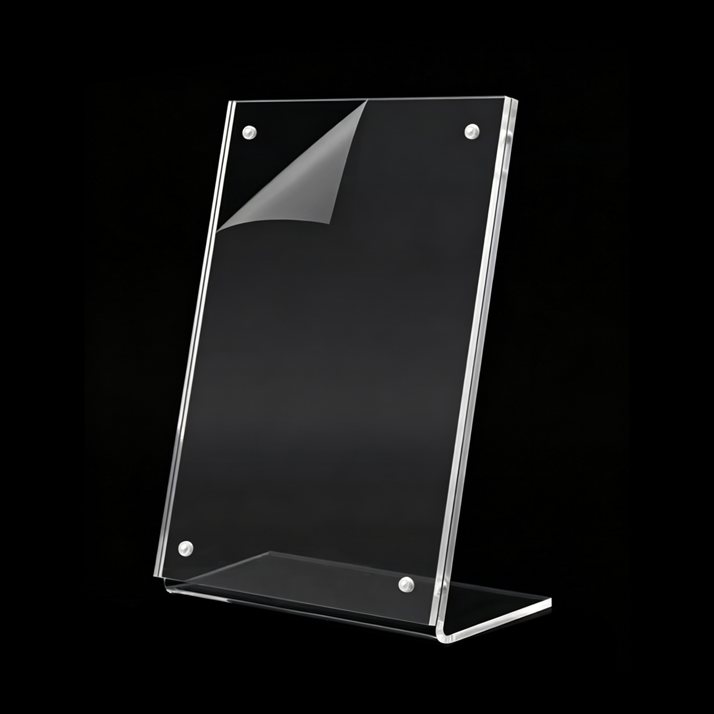 Magnetic L-Shape Acrylic Display Stand
