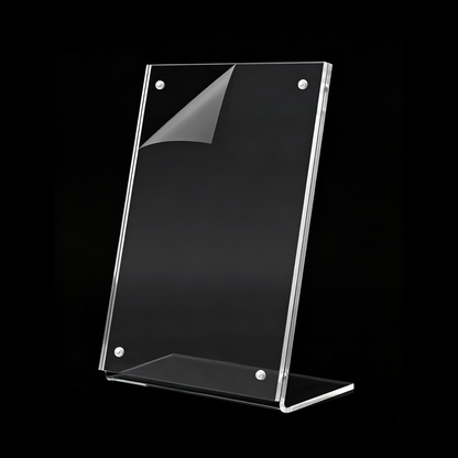 Magnetic L-Shape Acrylic Display Stand