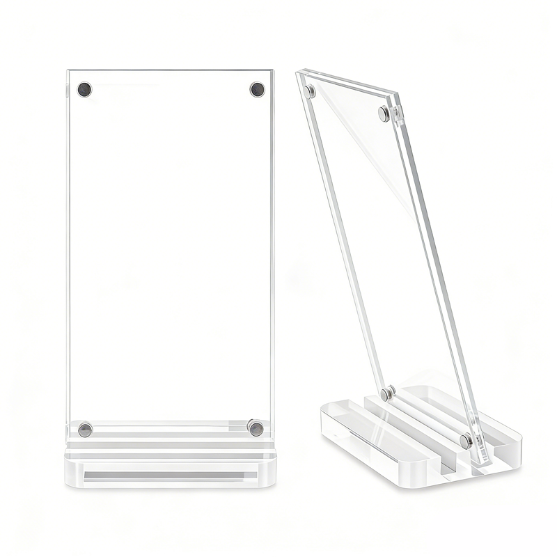 Custom A4 Acrylic Tabletop Menu Holder Sign Holder