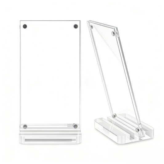 Custom A4 Acrylic Tabletop Menu Holder Sign Holder