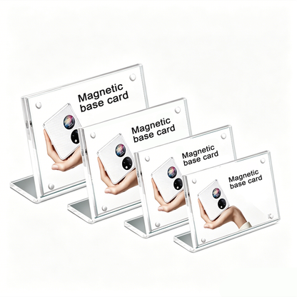 Magnetic L-Shape Acrylic Display Stand