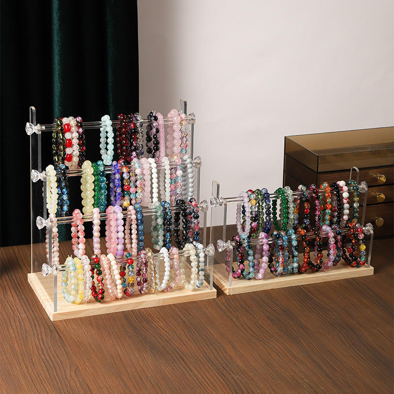 Spot Cross-border Acrylic Crystal Large Capacity Bracelet Storage & Display Rack Hanger Jewelry Organizer