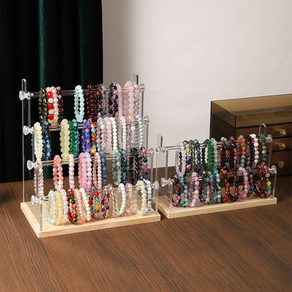 Spot Cross-border Acrylic Crystal Large Capacity Bracelet Storage & Display Rack Hanger Jewelry Organizer