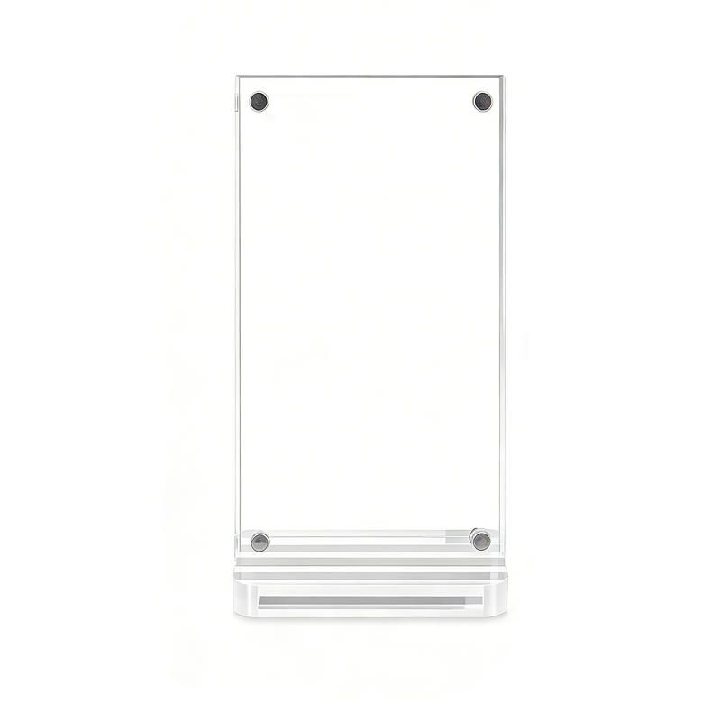 Custom A4 Acrylic Tabletop Menu Holder Sign Holder