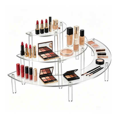 Custom Acrylic Multi-Layer 3-Tier Clear Display Risers