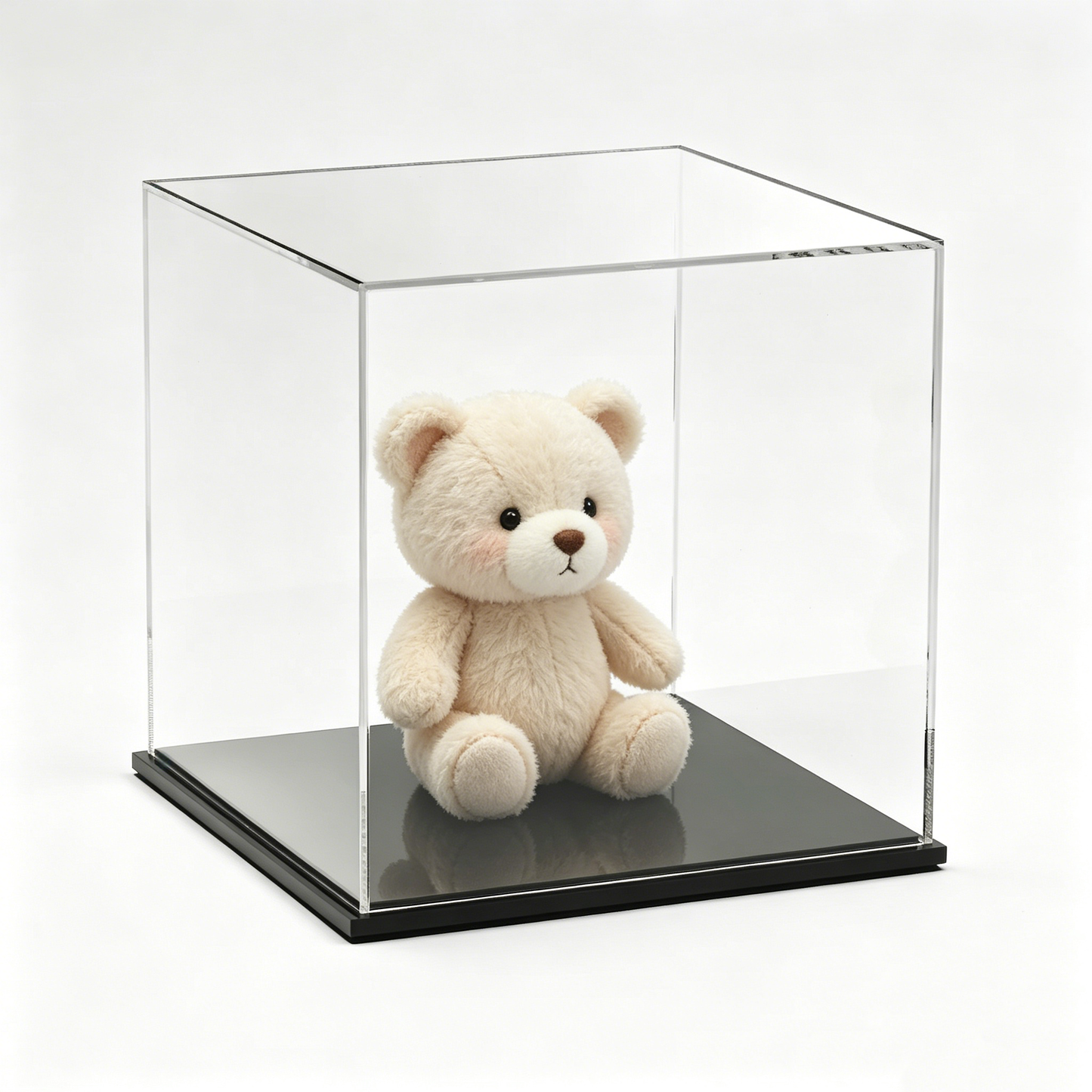 Acrylic Box Cubic Tabletop Decorative Storage Case
