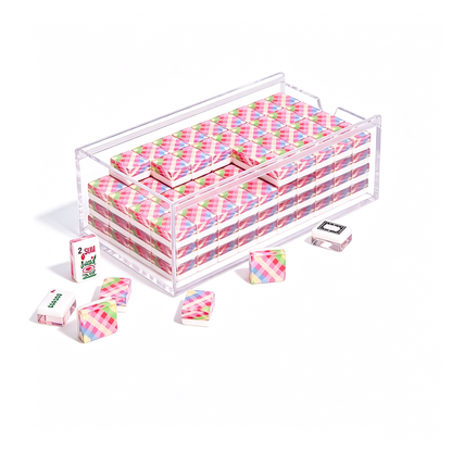 Acrylic Luxury Slip Cover American Mahjong Storage Box